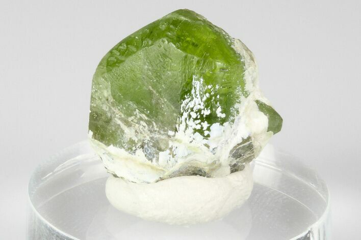 Green Olivine Peridot Crystal - Pakistan #185247